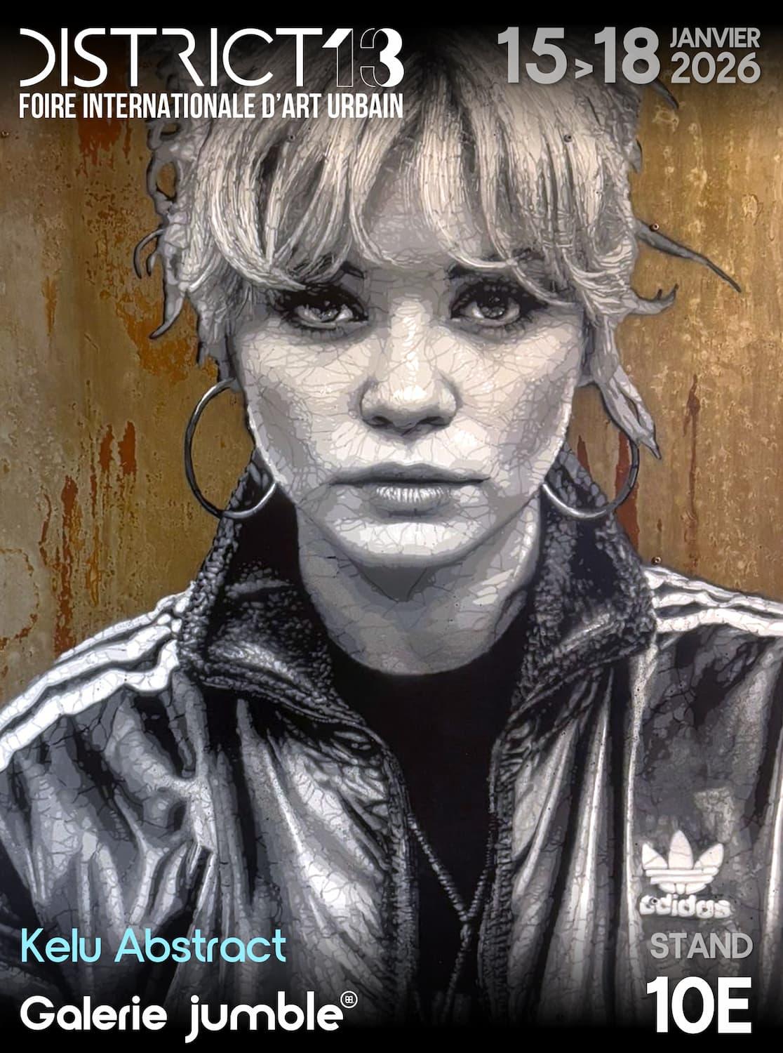 Galerie Jumble - District13 Art Fair 2026 - Kelu abstract