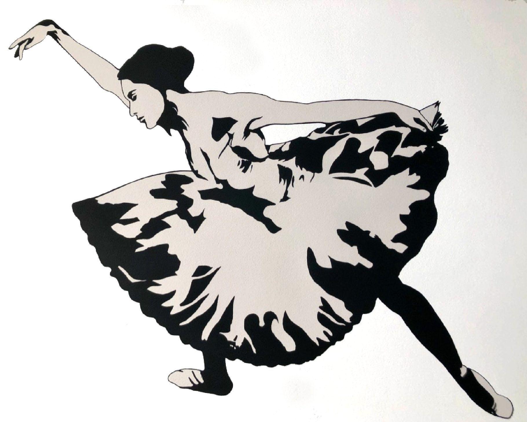 [fr]Blek le rat (Xavier Prou) - Ballerina[en]Blek le rat (Xavier Prou) - Ballerina