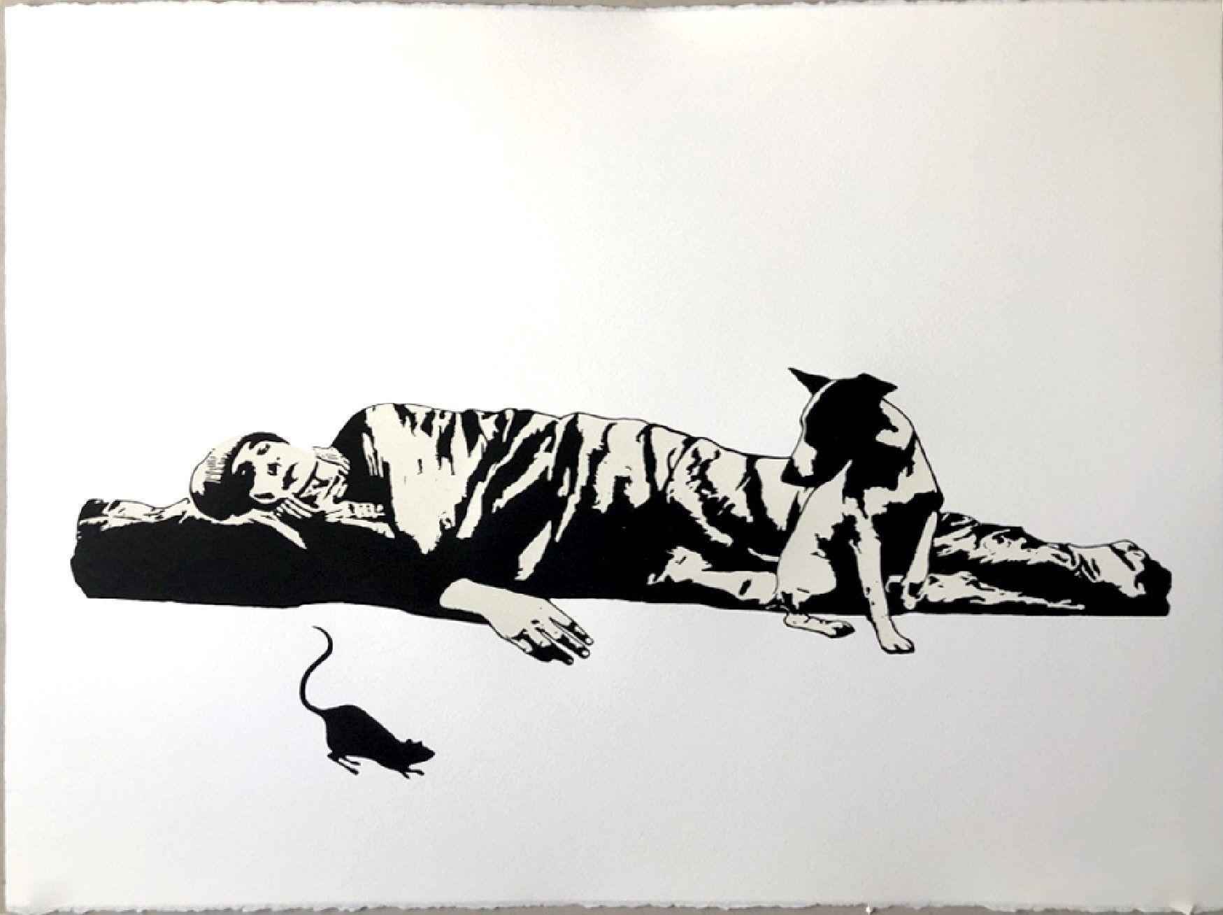 [fr]Blek le rat (Xavier Prou) - Le sans-abri - The homeless[en]Blek le rat (Xavier Prou) - Le sans-abri - The homeless