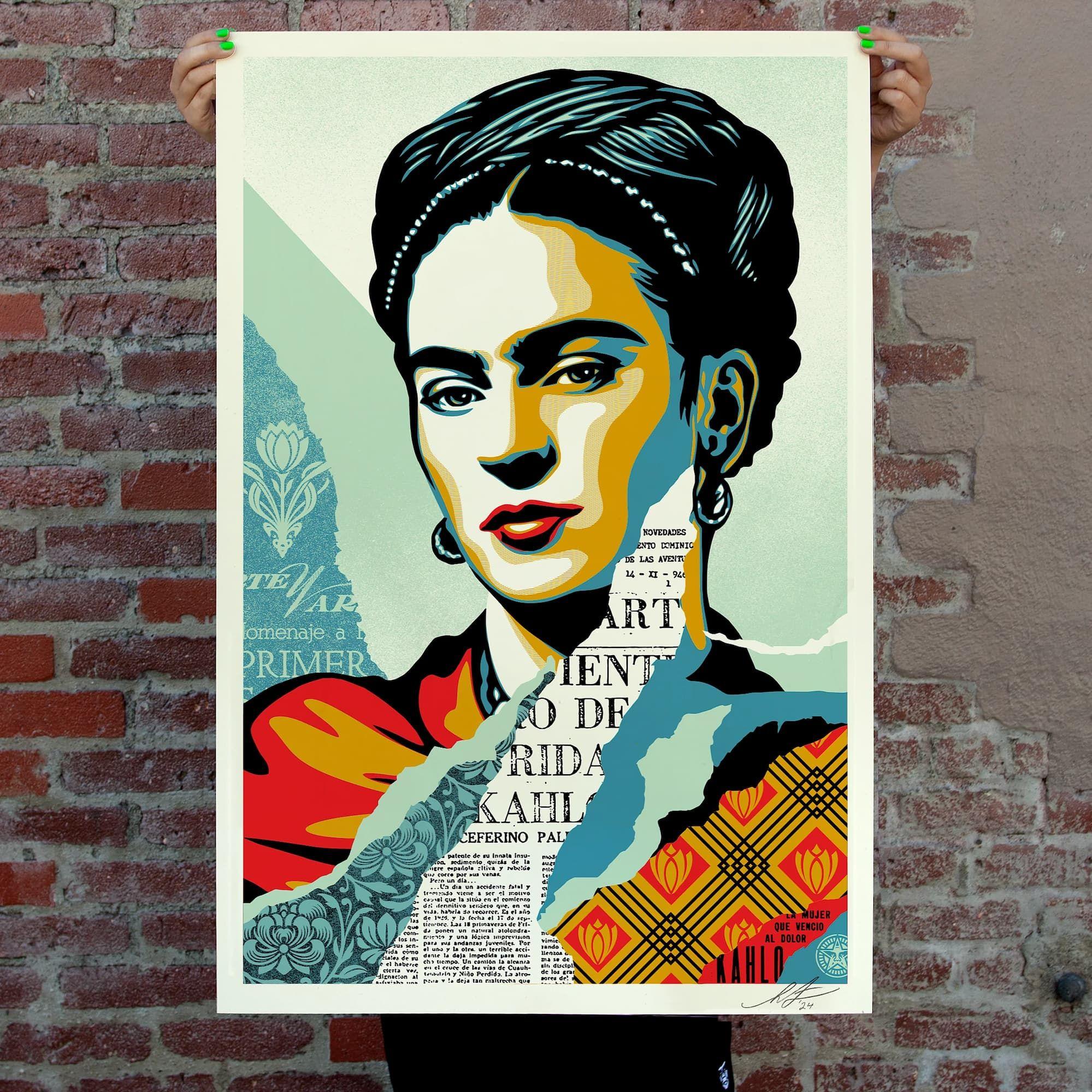 [fr]Shepard Fairey (Obey Giant) - Frida Kahlo[en]Shepard Fairey (Obey Giant) - Frida Kahlo