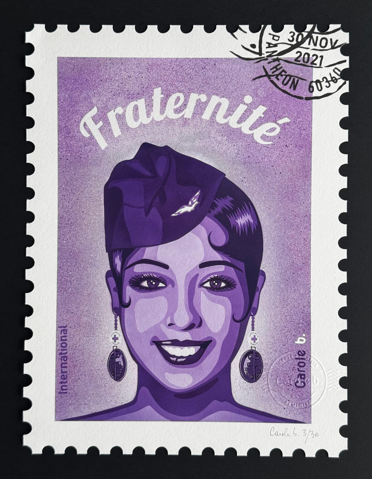 [fr]Carole b. - Joséphine Baker - Panthéon - Fraternité[en]Carole b. - Joséphine Baker Panthéon - Brotherhood