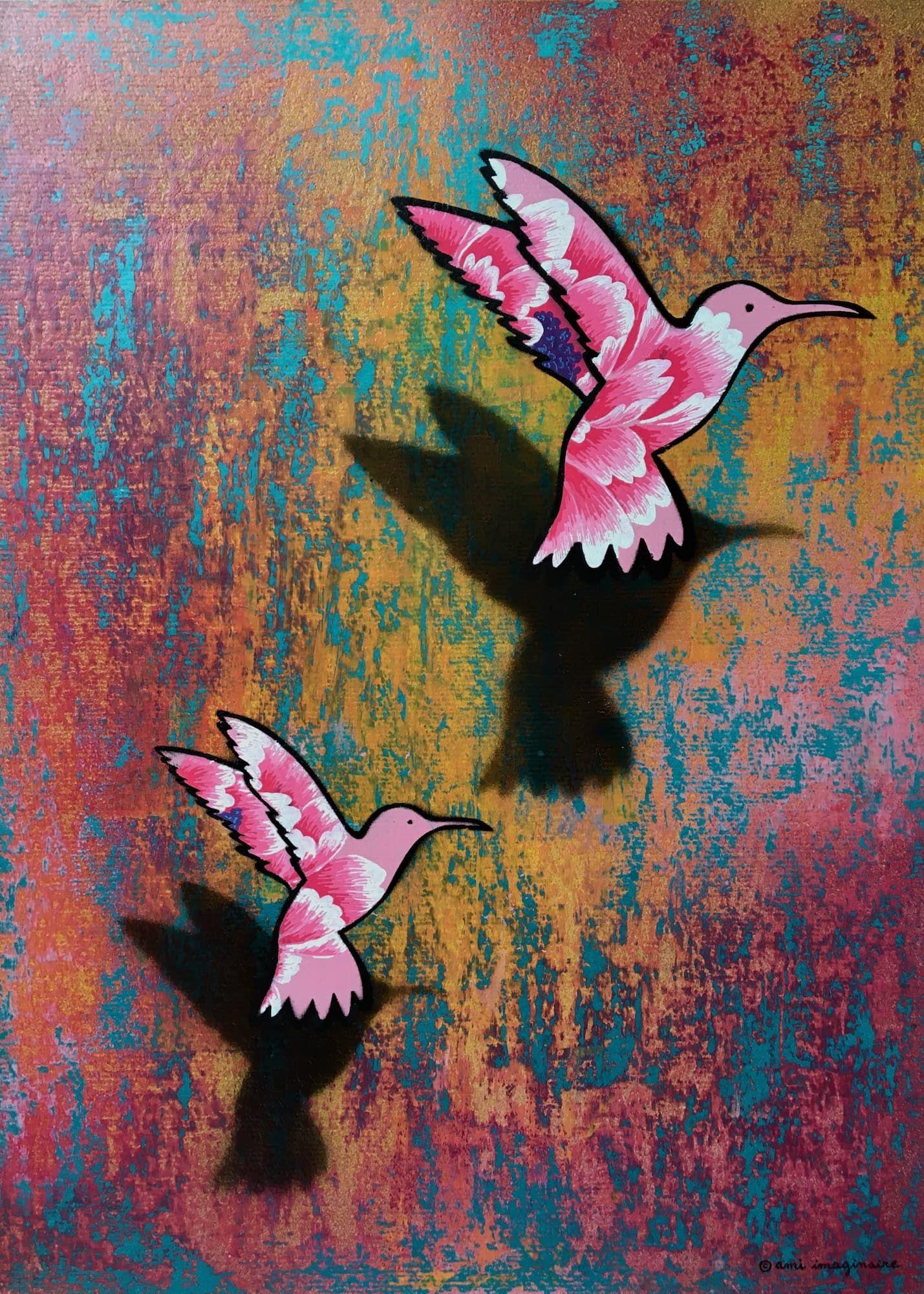 [fr]Ami imaginaire - Escape - Envol au soleil couchant[en]Ami imaginaire - Escape - Flying off into the sunset