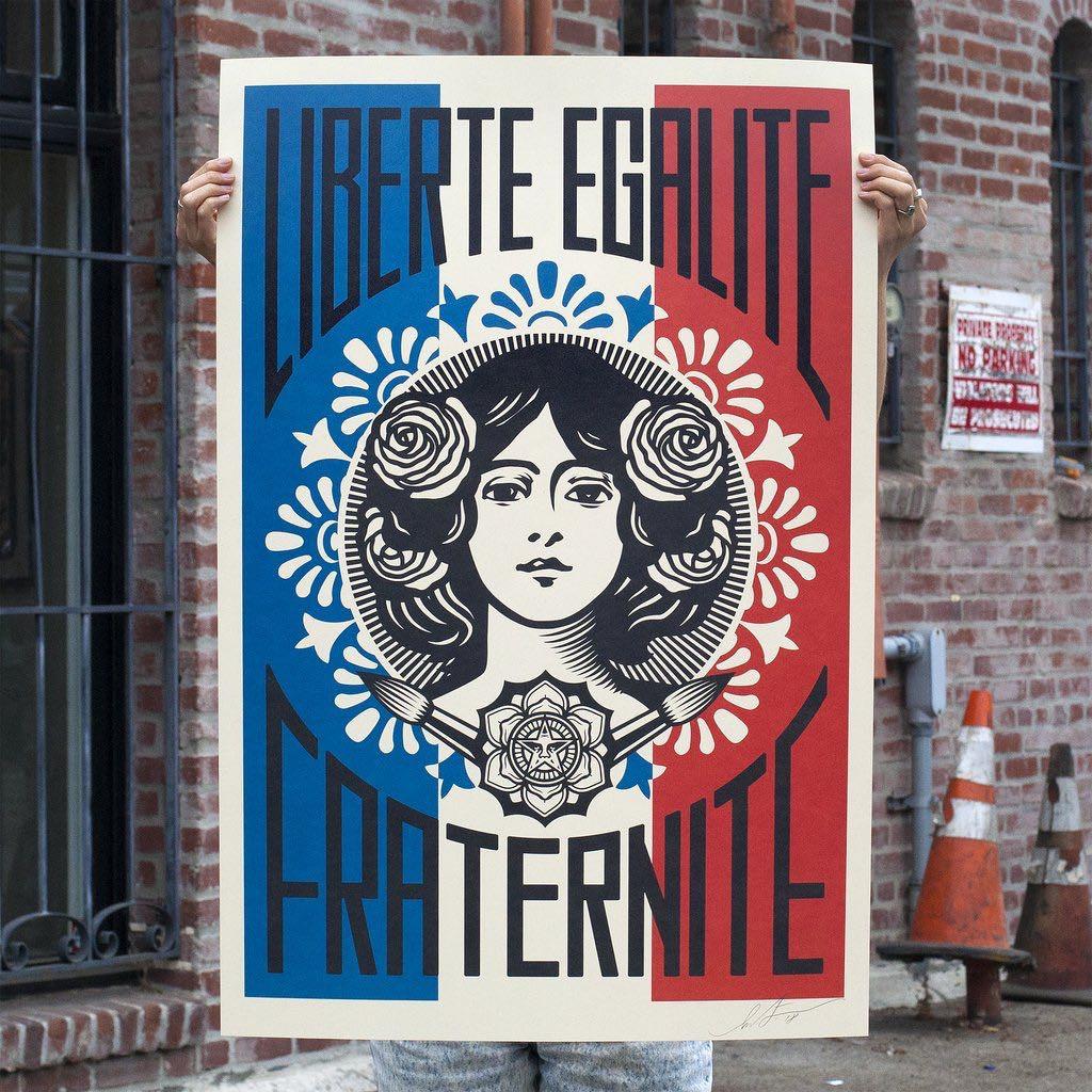 [fr]Shepard Fairey (Obey Giant) - Liberté Égalité Fraternité[en]Shepard Fairey (Obey Giant) - Liberté Égalité Fraternité