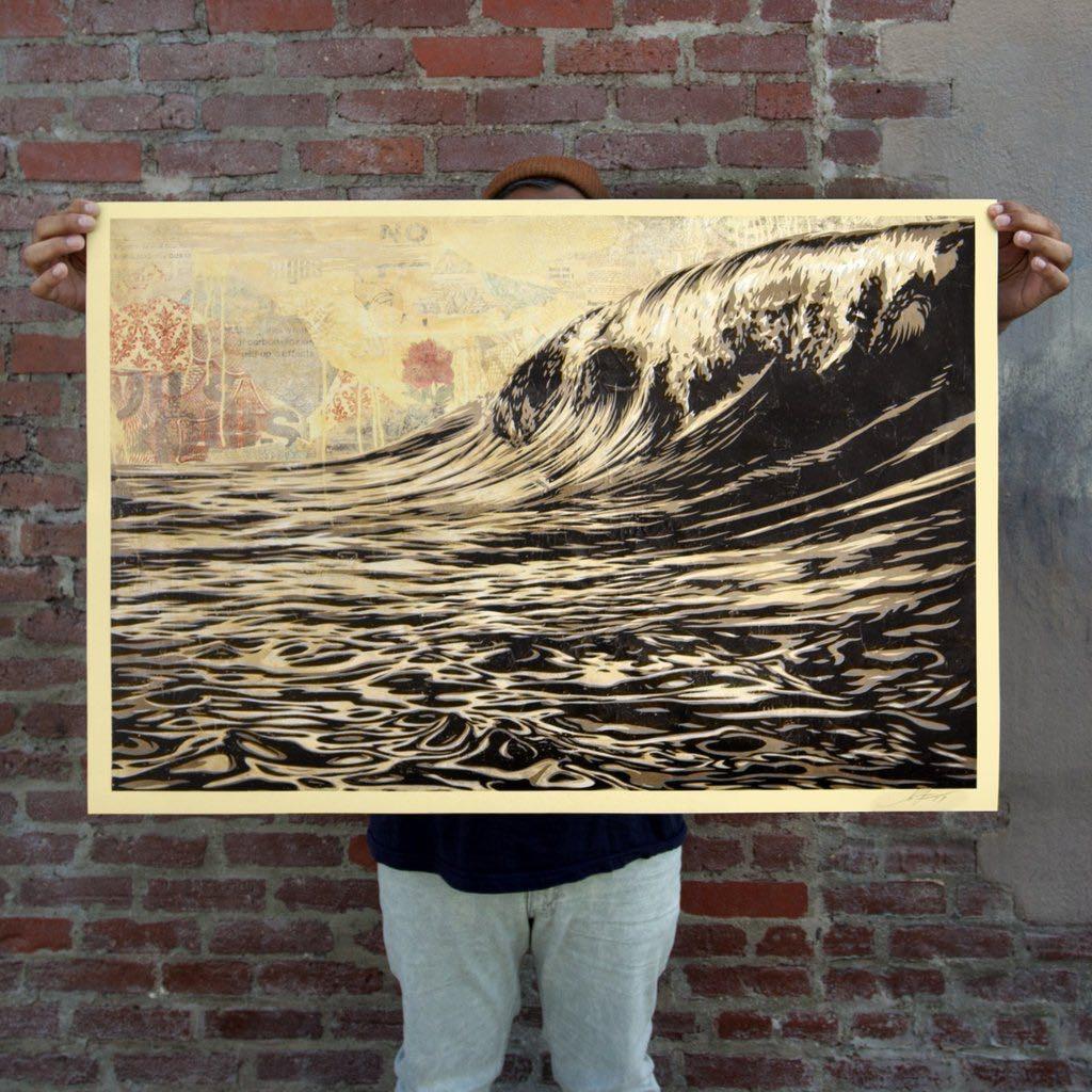[fr]Shepard Fairey (Obey Giant) - Dark wave[en]Shepard Fairey (Obey Giant) - Dark Wave