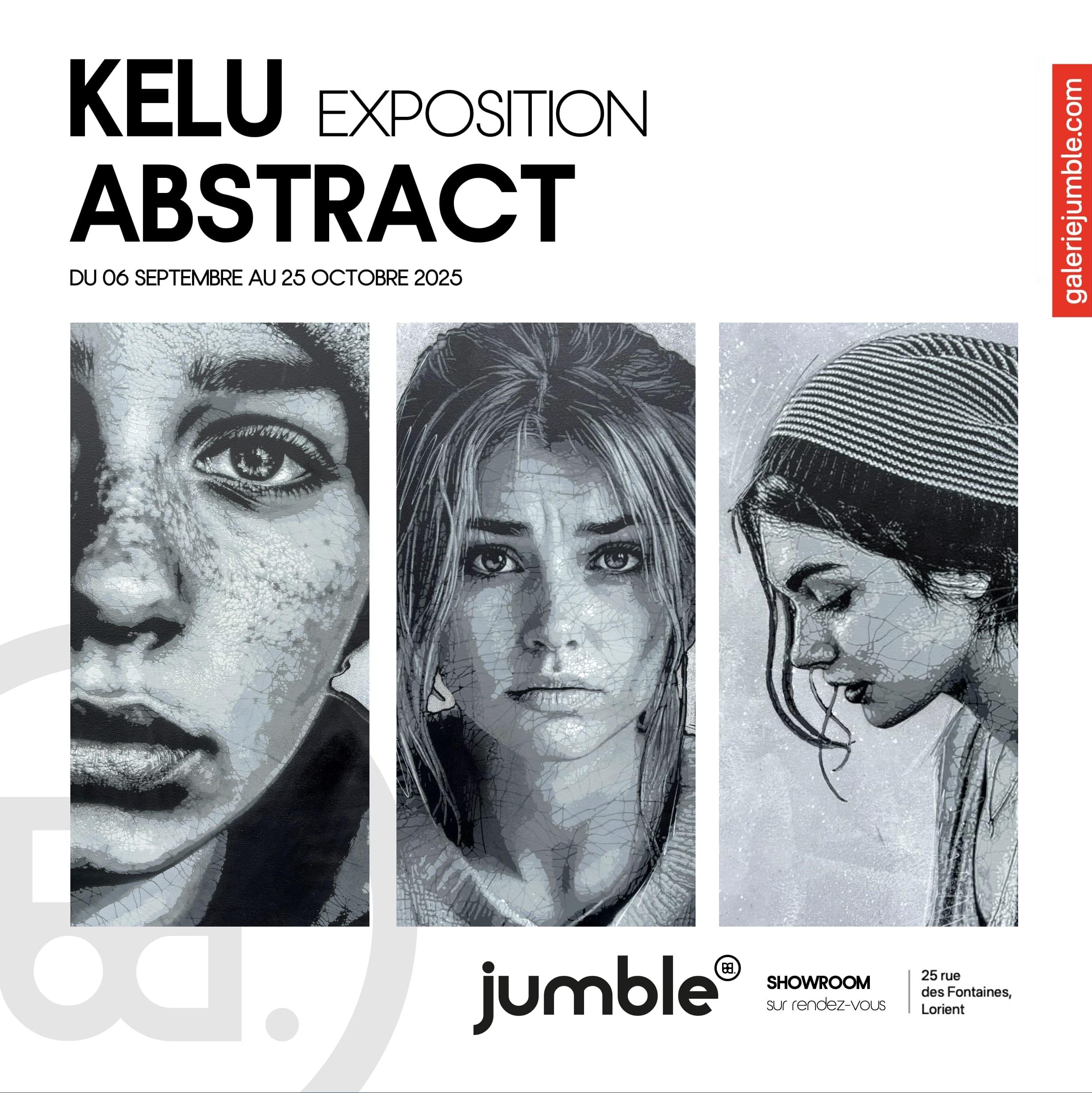 Exposition Kelu Abstract - Galerie Jumble - Lorient