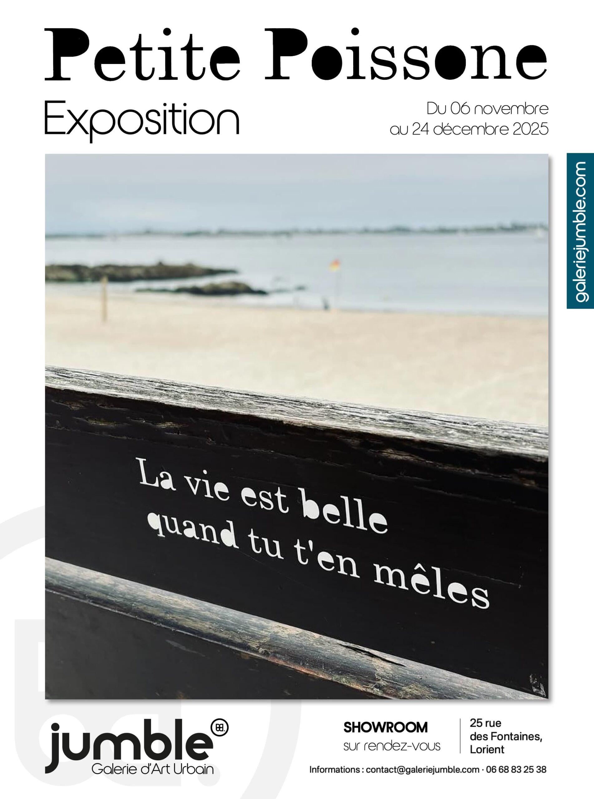 Galerie Jumble - Exposition Petite Poissone du 6 novembre au 14 décembre 2025 - Street Art.