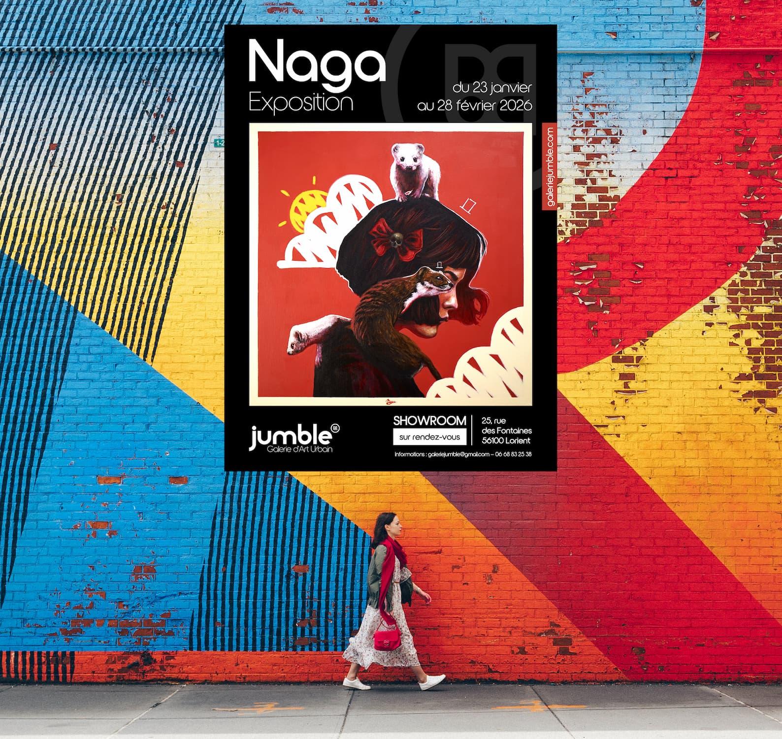 Galerie Jumble - Exposition Naga - Art Urbain