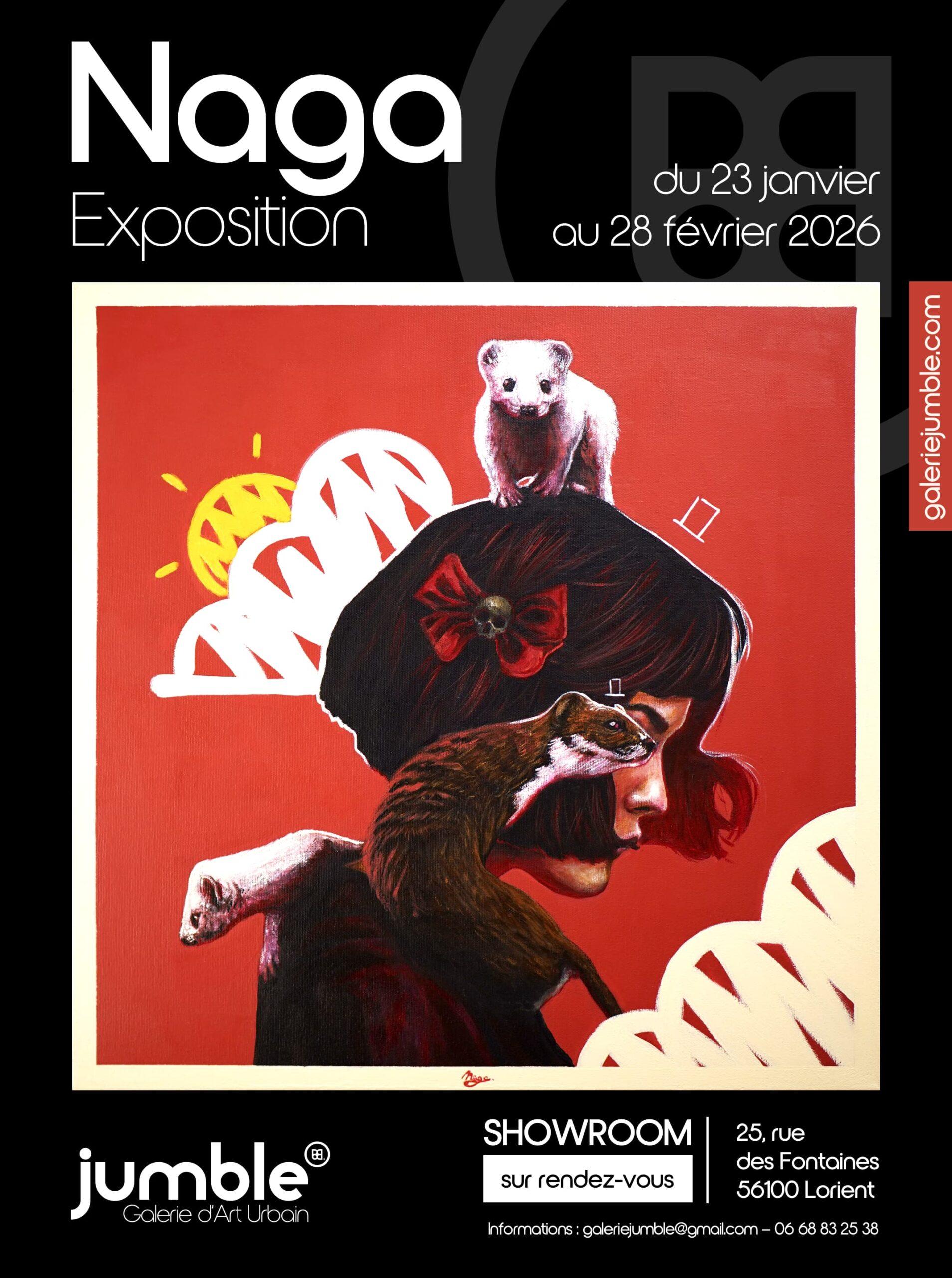 Galerie Jumble - Exposition Naga du 23 janvier au 28 février 2026