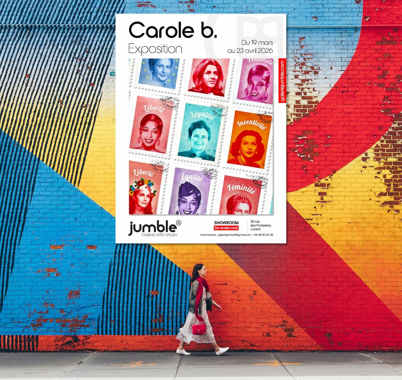 Actualité Galerie Jumble - Mars 2026 - Exposition Carole b.