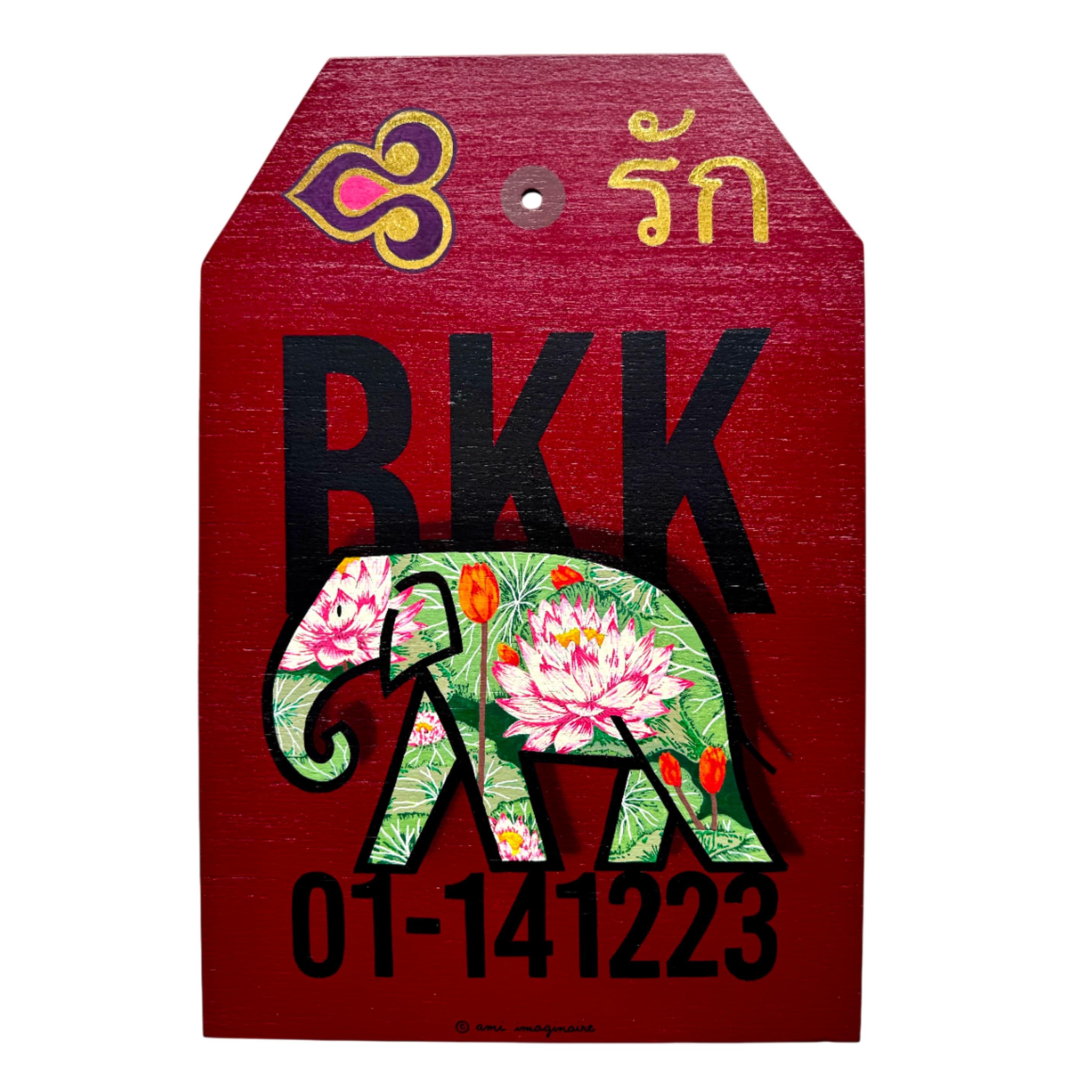Ami imaginaire - Elsewhere IATA stickers - BKK