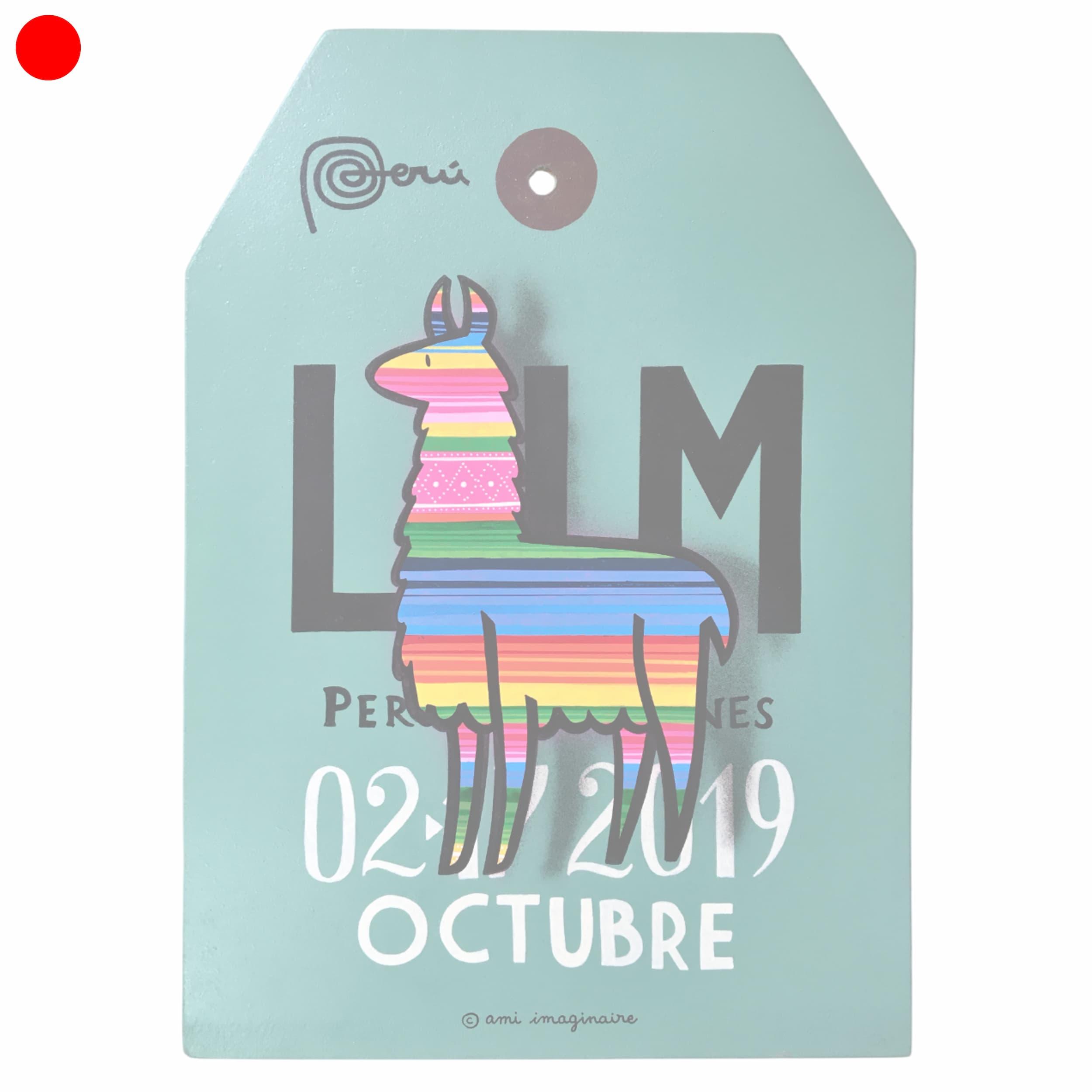 Ami imaginaire - Elsewhere IATA stickers - LIM