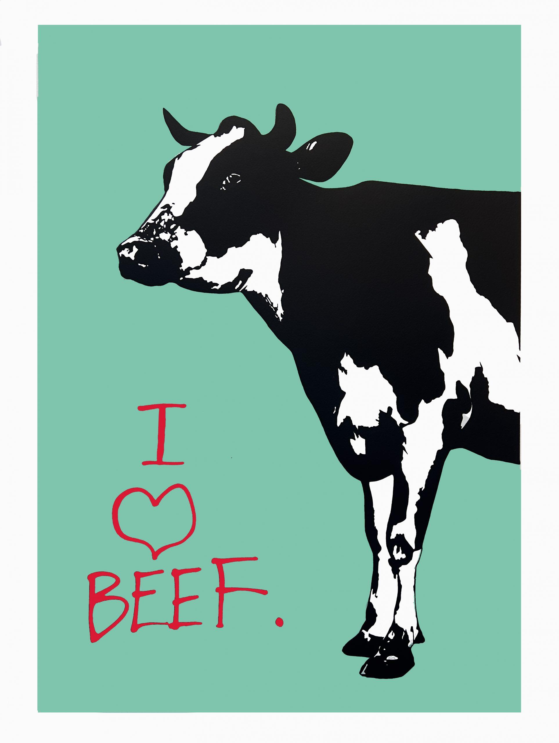 Blek le rat - I love beef