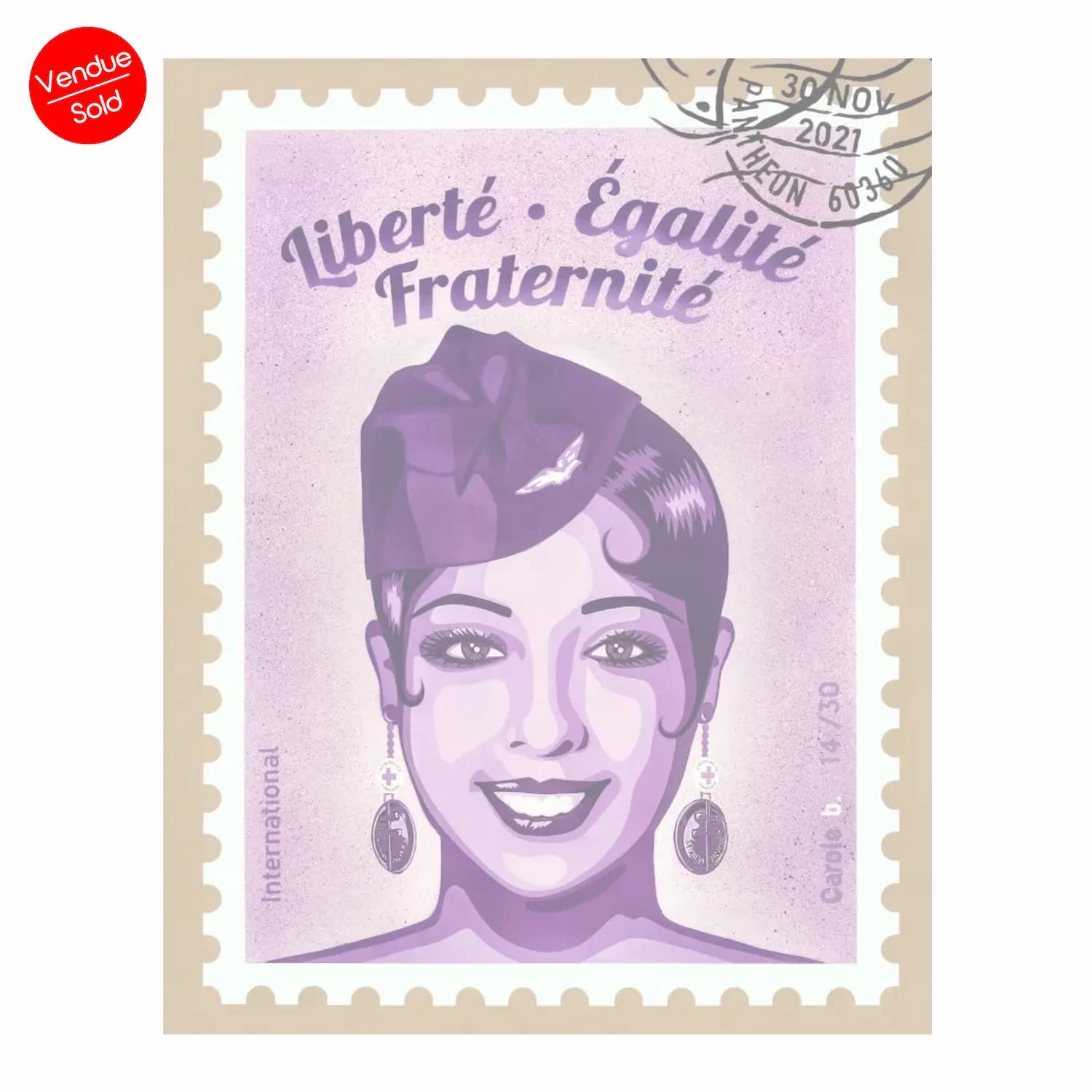 Carole b. - Joséphine Baker - Panthéon - Liberté Égalité Fraternité