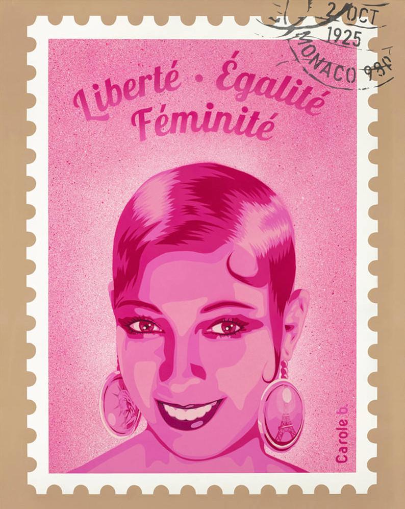 Carole b. - Joséphine Baker - Monaco - Liberty Equality Femininity