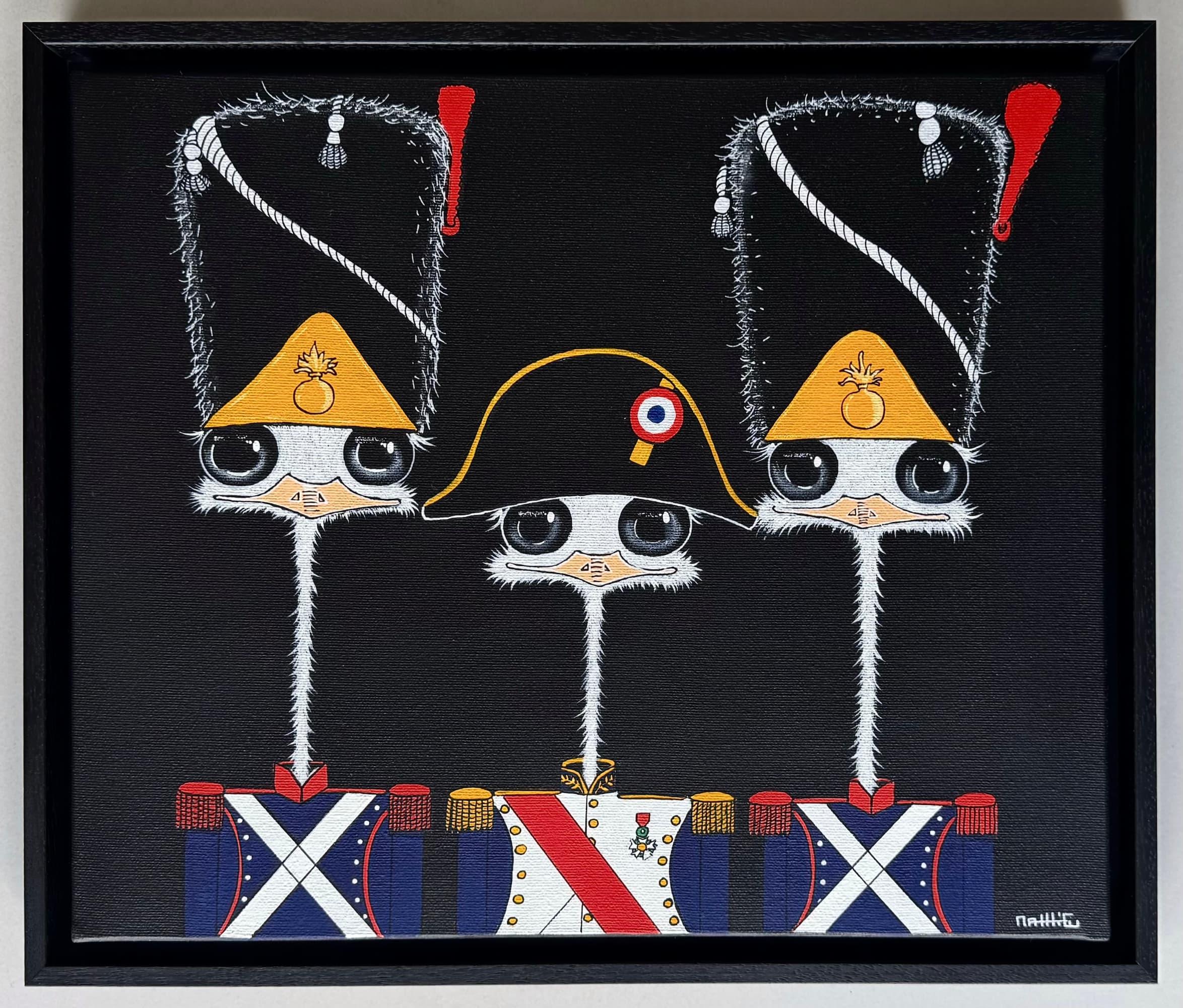 La jeune garde - Matt_tieu, carte à gratter, diamètre 17,5 cm, 2026 | Galerie Jumble - Art Urbain / Street Art