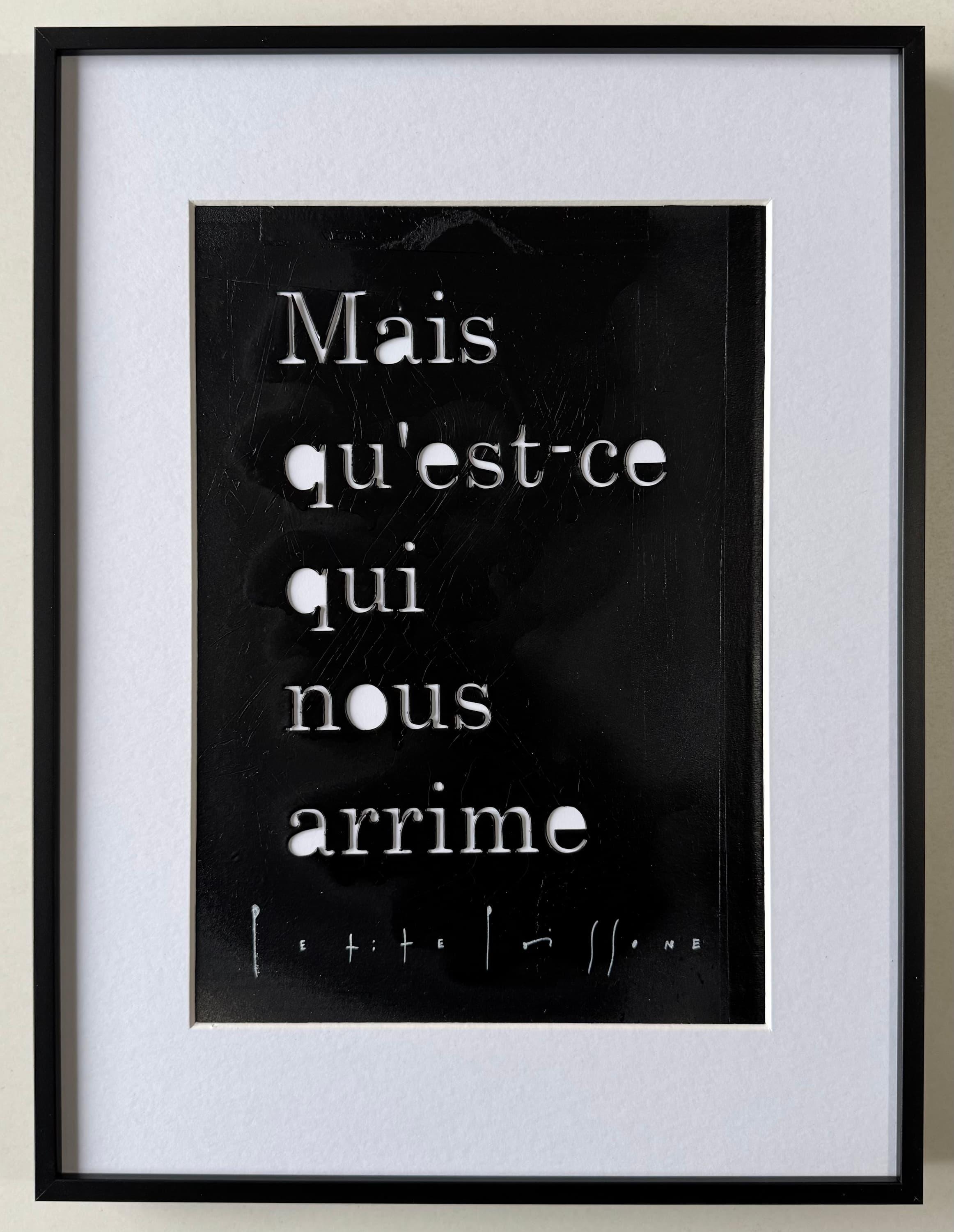 Petite Poissone - Mais qu'est-ce qui nous arrime - Stencil