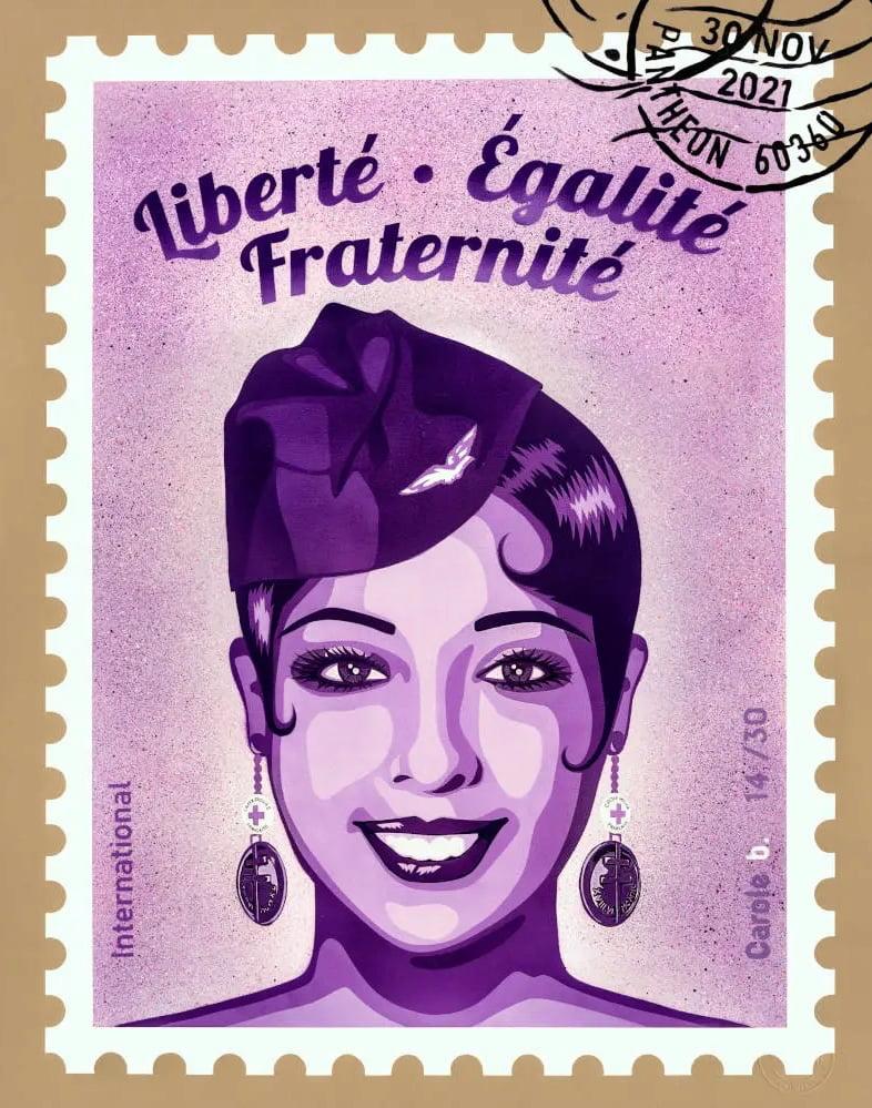 Carole b. - Joséphine Baker - Panthéon - Liberty Equality Fraternity