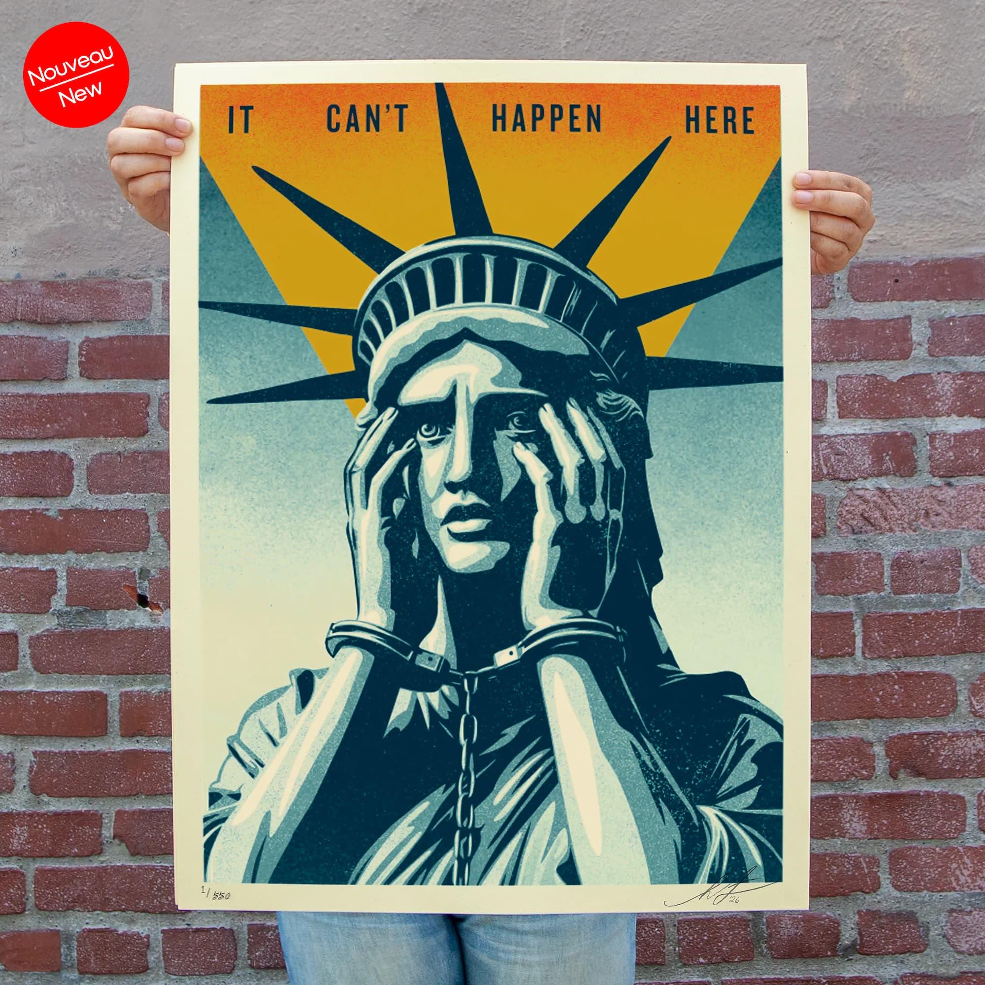 Shepard Fairey (Obey Giant) - It can't happen here