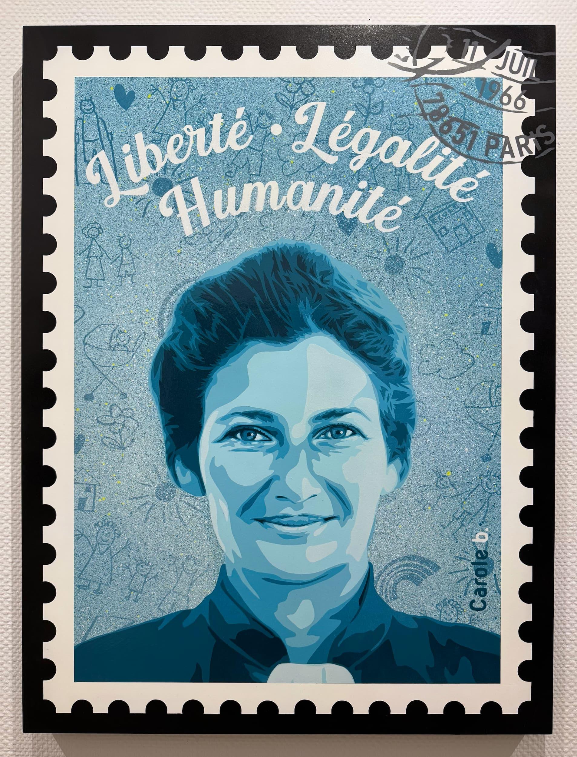 Carole b. - Simone Veil - Liberty Legality Humanity